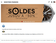 Tablet Screenshot of montres-passion-brest.com